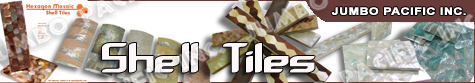 Philippine shell tiles for interior design