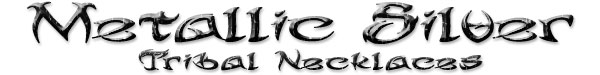 Metallic Tribal Necklaces 