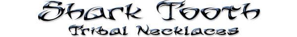 Antique Black Tribal Necklaces 