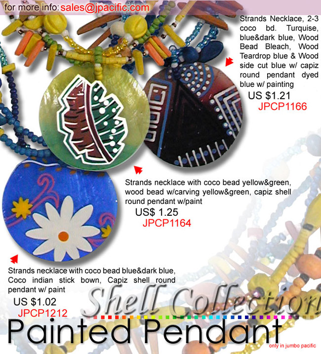 capiz pendants