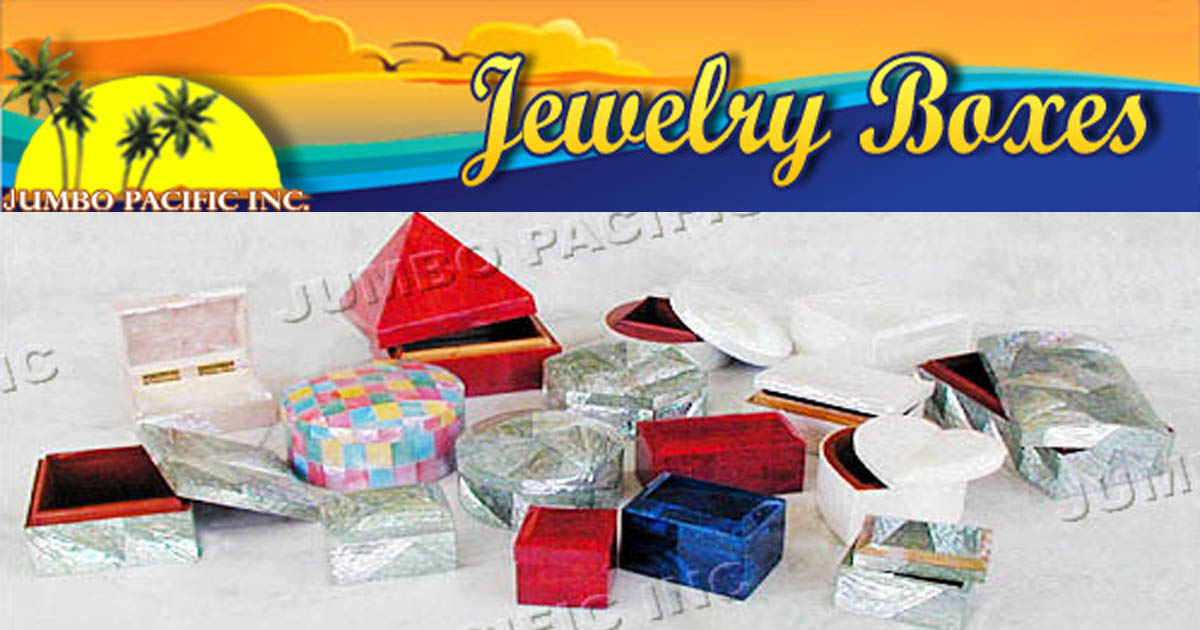 Jewelry boxes made from the finest natural materials Manufacturer