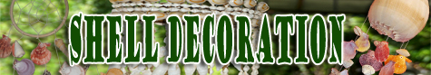 shell decoration, shell chandelier