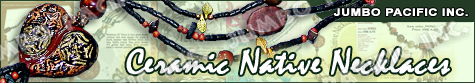 Ceramic Native Necklaces