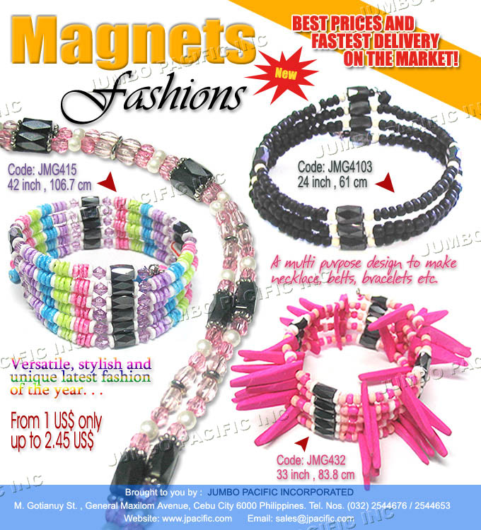 Philippine shell magnetic jewelry belts bracelets necklace collection