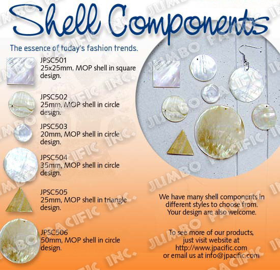 shell pendant component