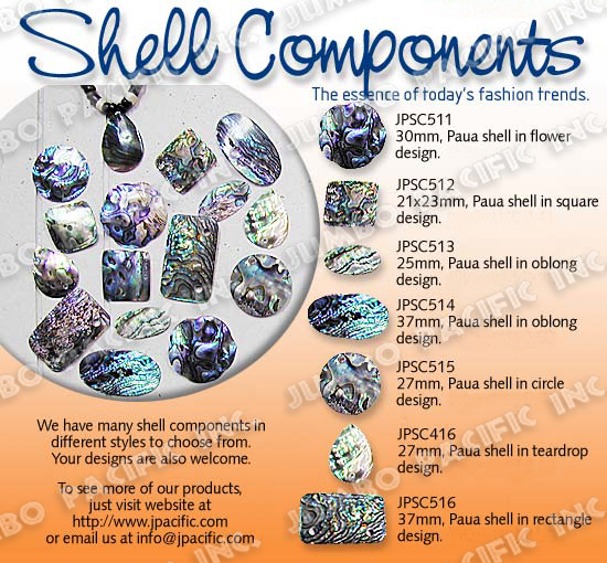 shell components pendant